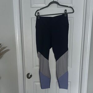 Fabletics Gray Colorblock Leggings
